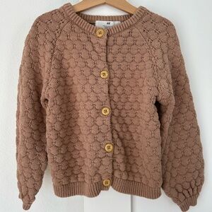 H&M Girls Textured Sweater